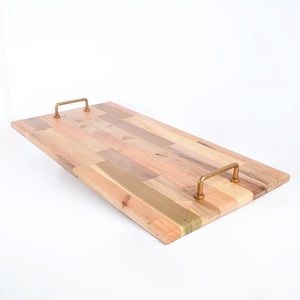 Patchwork Charcuterie Cheese Board Serving Decorative Tray Handcrafted 20X10